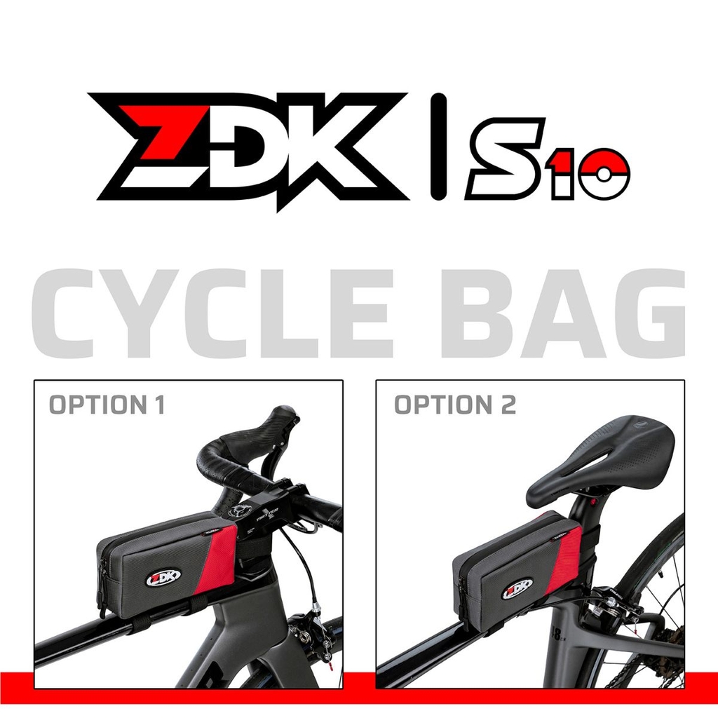 Túi ZDK S10 gắn trên sườn xe đạp, thiết kế thể thao nhỏ gọn