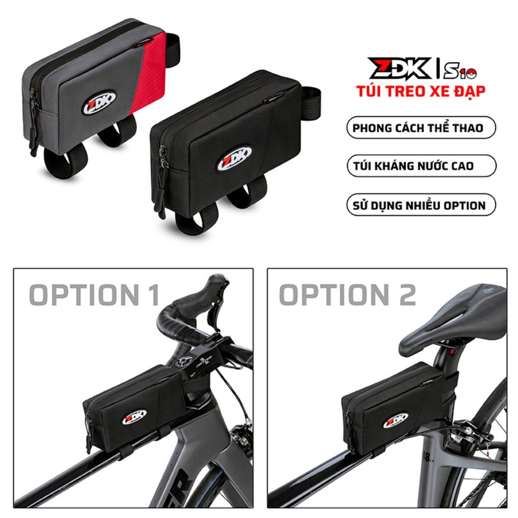 Có thể gắn ở ghi đông hoặc dưới yên xe tiện dụng