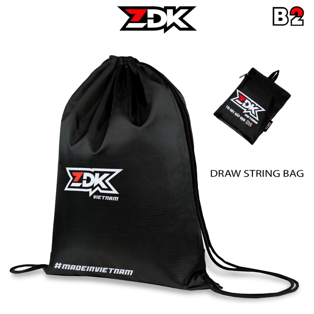 Túi Dây Rút Thể Thao Gấp Gọn Chống Nước ZDK B2 – Đựng Giày Du Lịch Tiện Lợi
