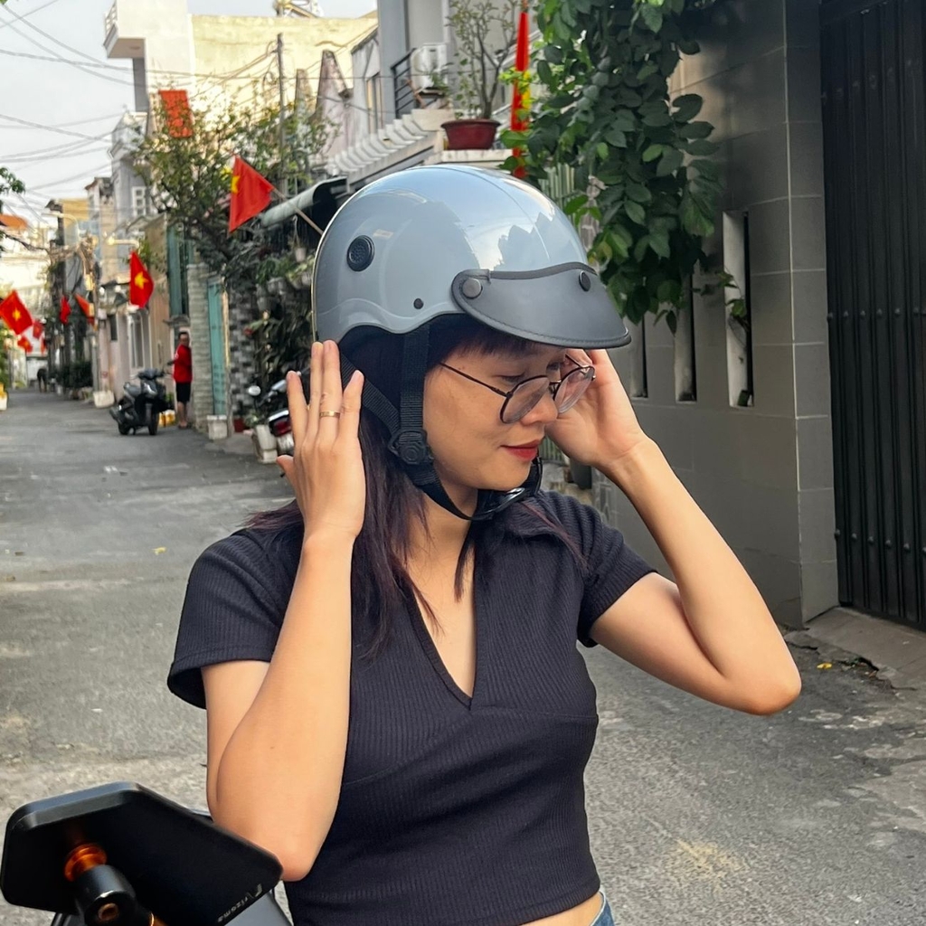 Mũ Bảo Hiểm Nửa Đầu HPPRO HP02B - Flashsale Đủ Màu