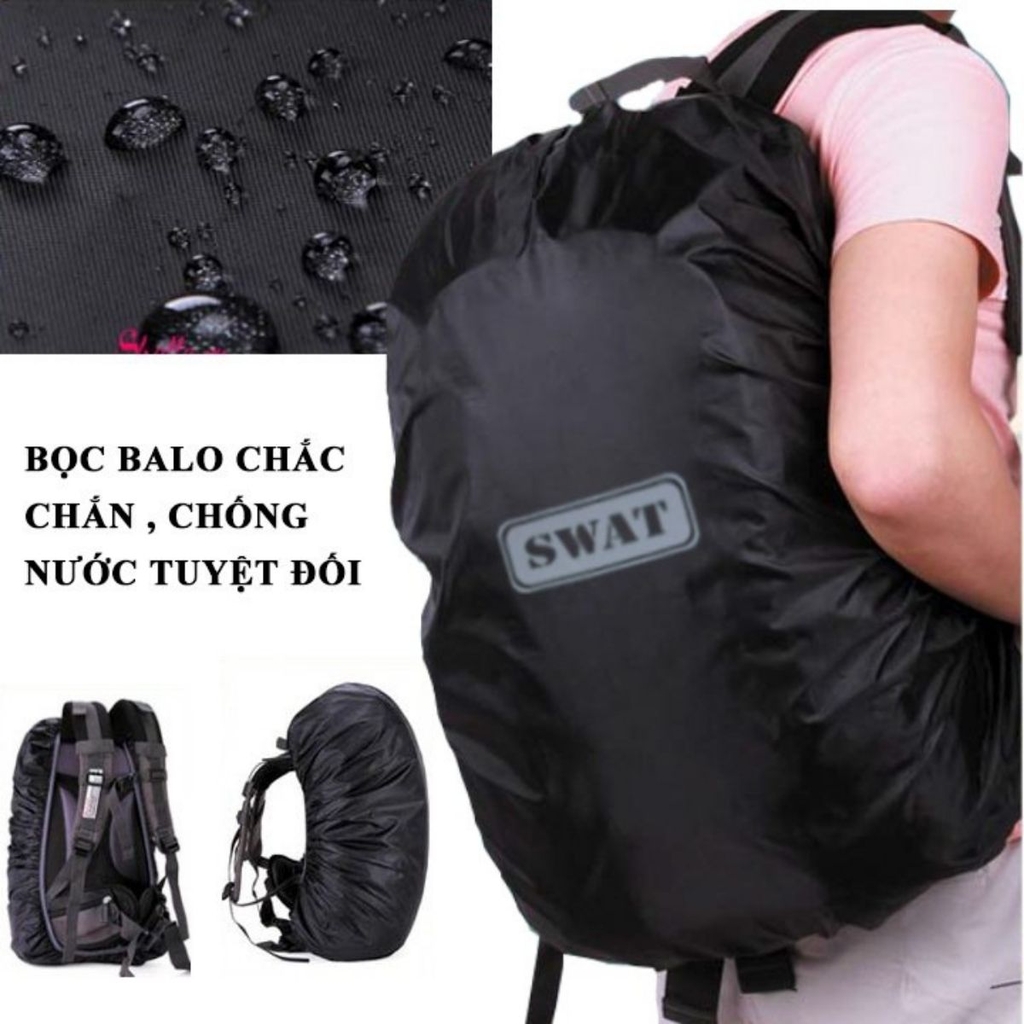 Chống mưa 100%, bảo vệ balo khô ráo tuyệt đối