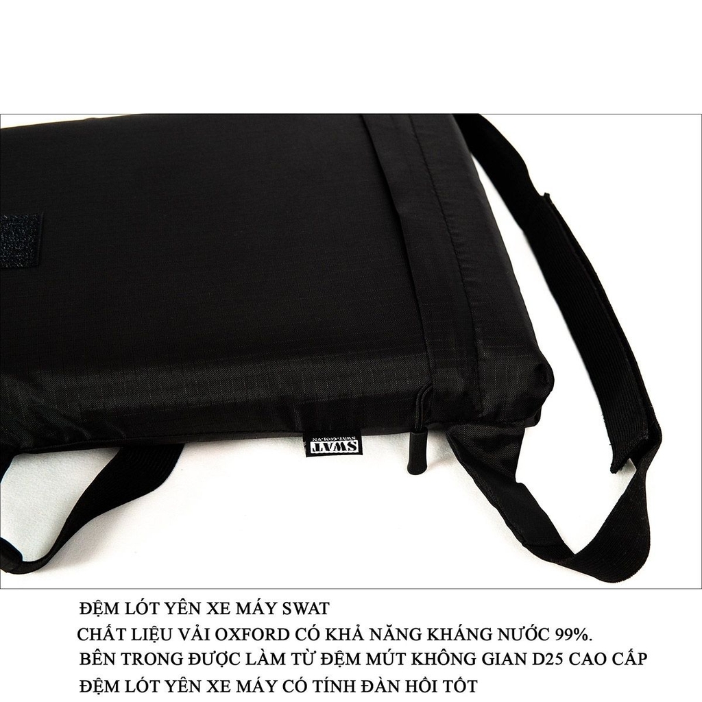 Đệm Lót Yên Xe Máy SWAT – Siêu Êm, Đàn Hồi Tốt, Kháng Nước 99%, Phù Hợp Mọi Dòng Xe