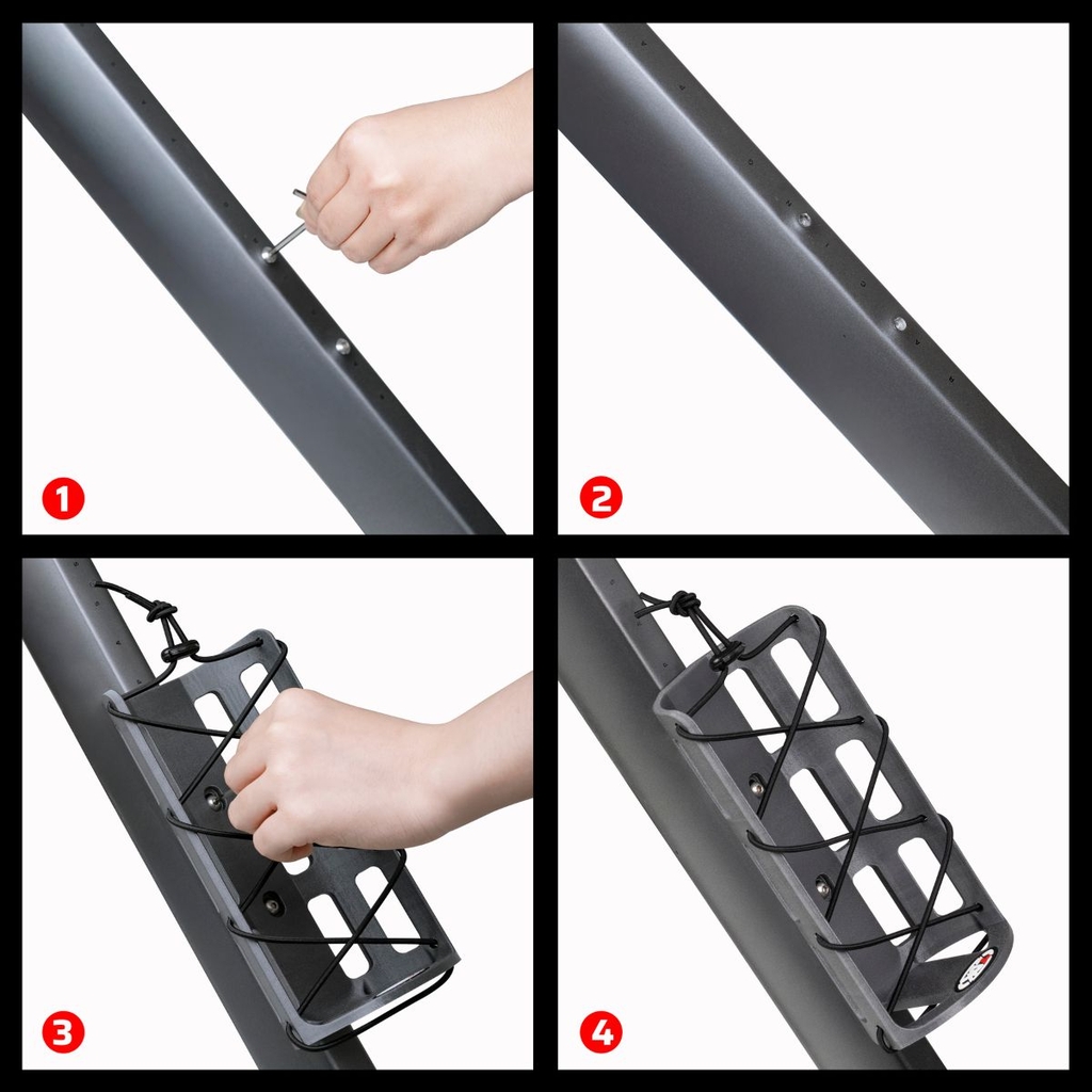 Giá Đựng Đồ Xe Đạp Đa Năng ZDK S12  Nhựa PETG 3D Chống Va Đập – Lắp Dễ Dàng – Dung Tích Lớn