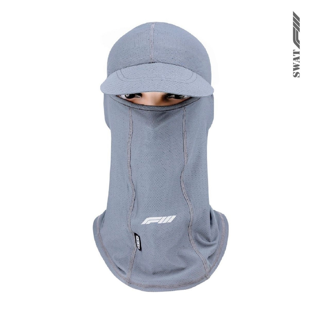 Khăn Trùm Đầu SWAT F3 – Vải Kim Cương Cotton Polyester Spandex, Co Giãn 4 Chiều, Logo Phản Quang, Chống Nắng Hiệu Quả