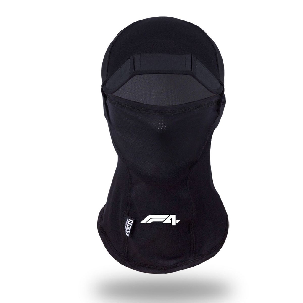 Khăn Trùm Đầu SWAT F4 – Vải Kim Cương Cotton Polyester Spandex, Diềm Mũ Gấp Gọn, Logo Phản Quang, Chống Nắng Toàn Diện