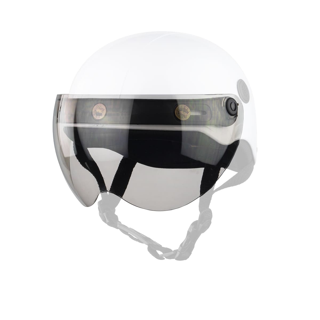 Kính Nửa Mặt Gắn Mũ Bảo Hiểm 1/2 & 3/4 – Màu Trà, Trong, Revo Bubble Chống UV