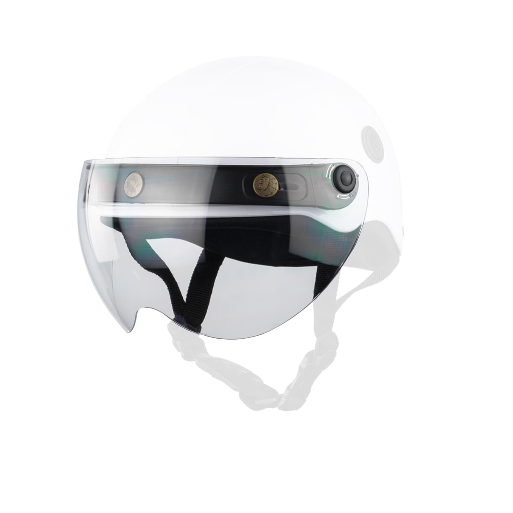 Kính Nửa Mặt Gắn Mũ Bảo Hiểm 1/2 & 3/4 – Màu Trà, Trong, Revo Bubble Chống UV