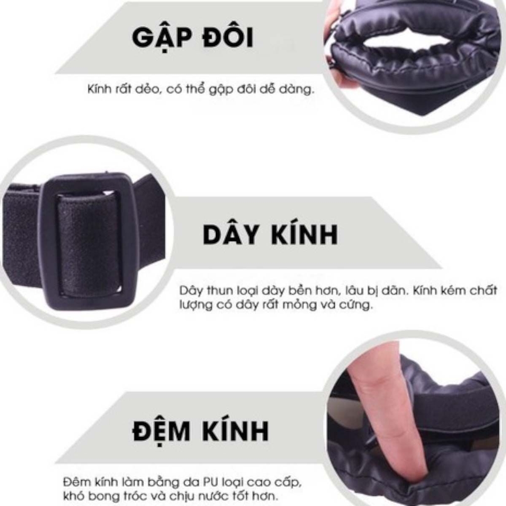 Kính Phi Công Gắn Mũ Bảo Hiểm Unisex Trợ Gió Chống UV – Bảo Hộ Mắt Khi Chạy Moto, Phượt Đường Dài