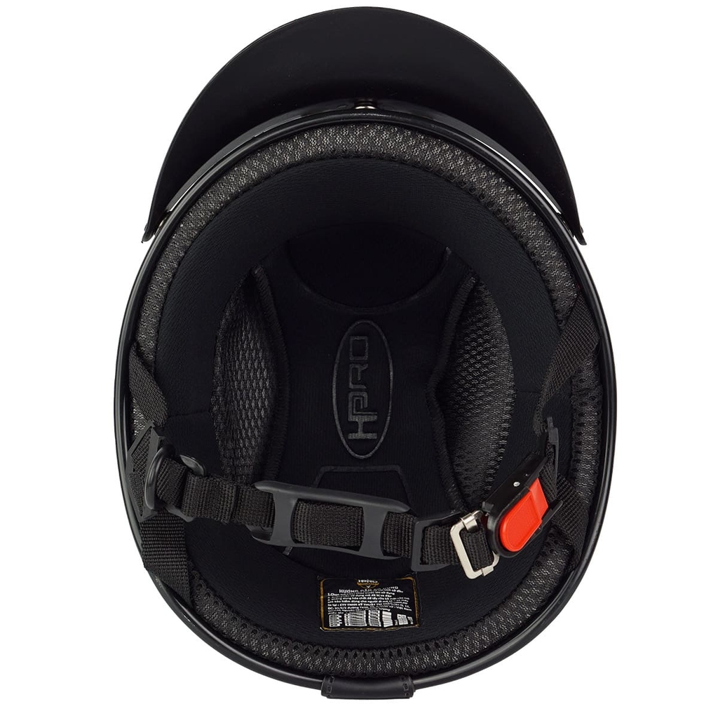 Mũ Bảo Hiểm Nửa Đầu HPPRO HP03 – Màu Xám Titanium Nhám, Chính Hãng, Chuẩn Quatest 2