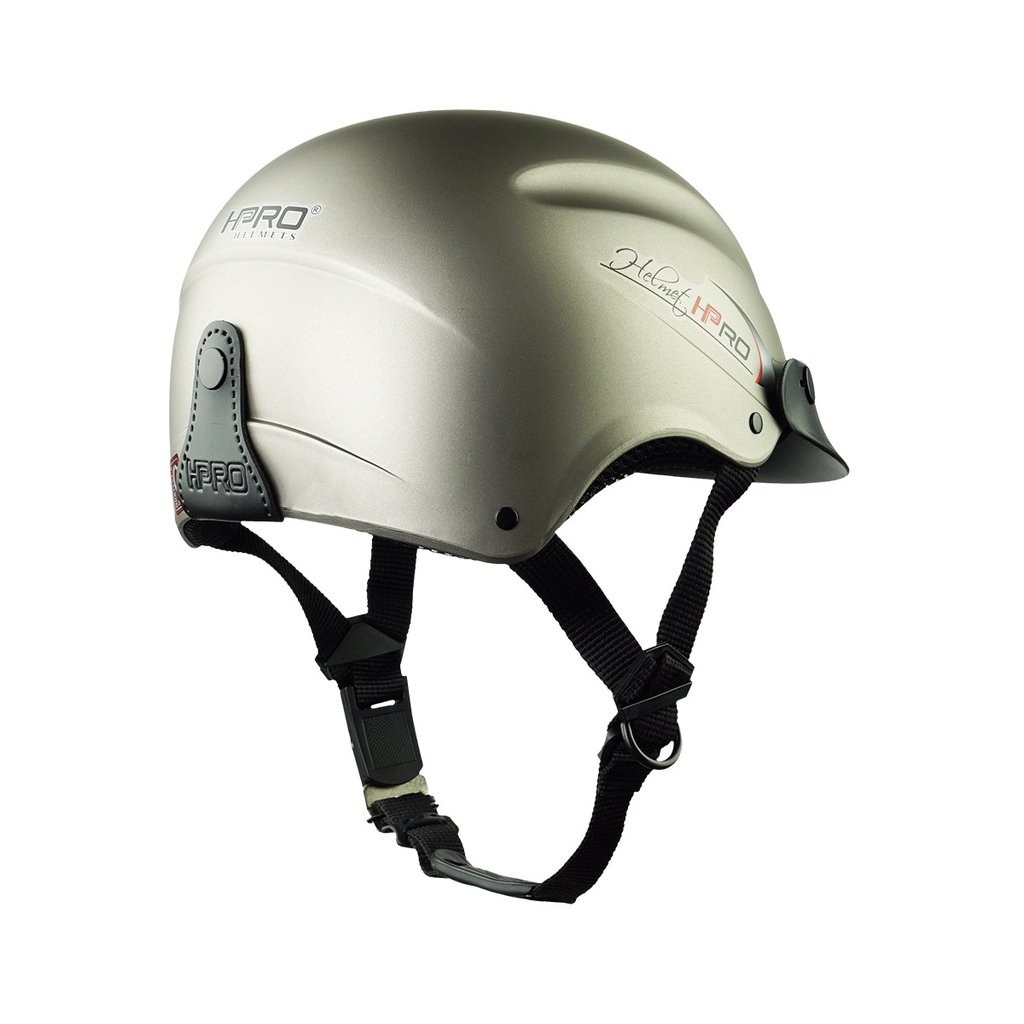 Mũ Bảo Hiểm Nửa Đầu HPPRO HP-01 Màu Bạc Nhám, Nhựa ABS, Chuẩn Quatest 2