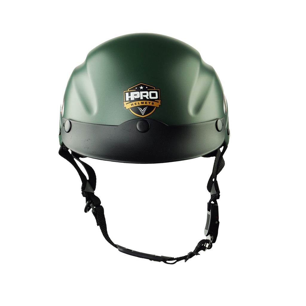 Mũ Bảo Hiểm Nửa Đầu HP01 – Màu Xanh Lính Chính Hãng HPPRO