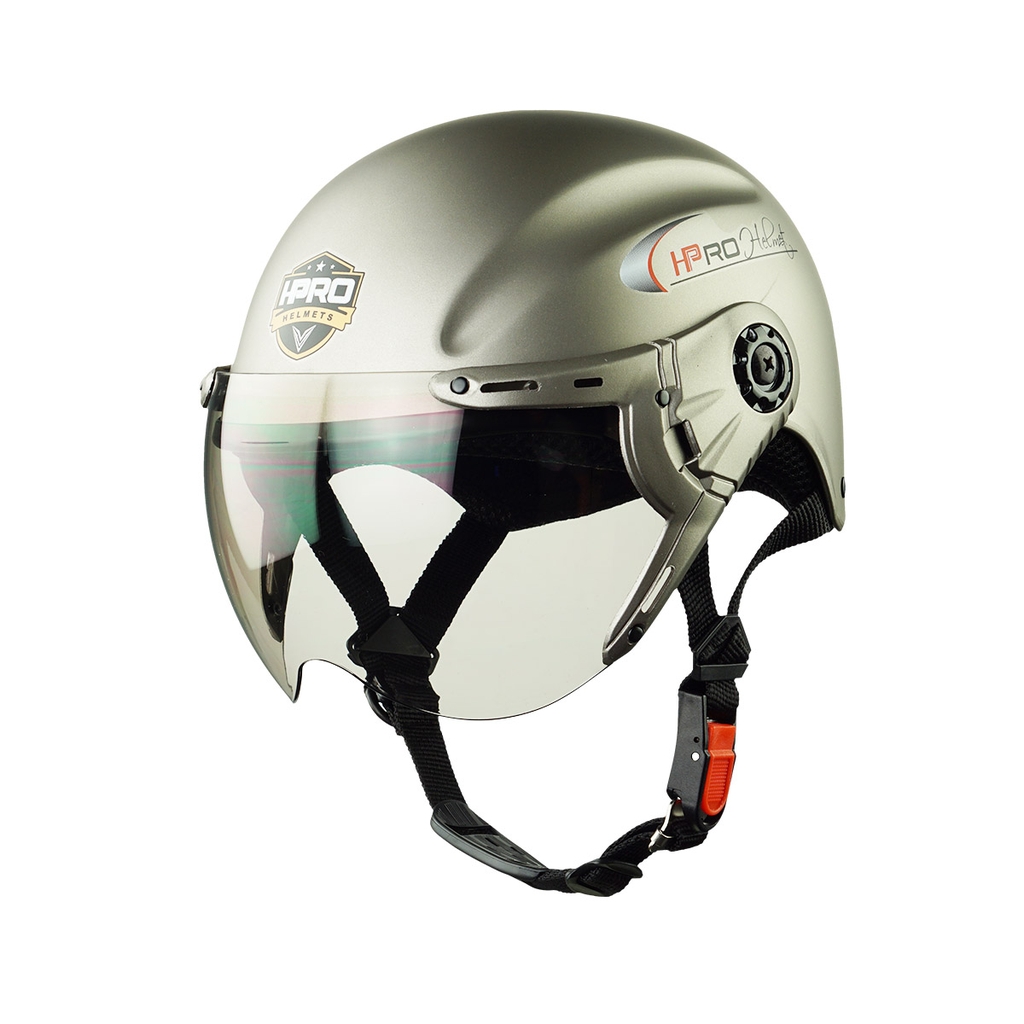 Mũ bảo Hiểm Nửa Đầu HP0K Có Kính - Flashsale Đủ Màu