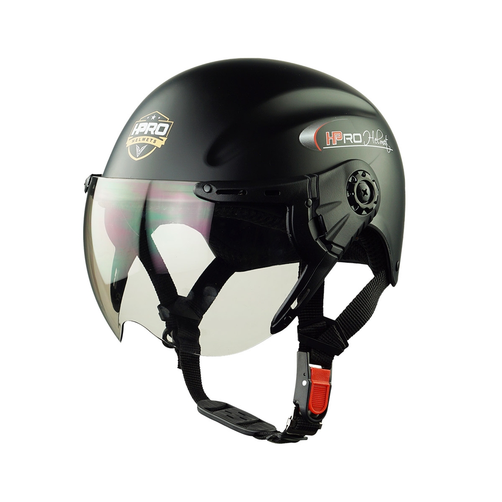 Mũ bảo Hiểm Nửa Đầu HP0K Có Kính - Flashsale Đủ Màu