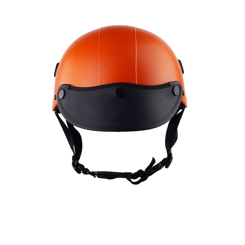 Mũ Bảo Hiểm Nửa Đầu HP02B – Màu Cam Nhám, Chính Hãng HPPRO Helmets