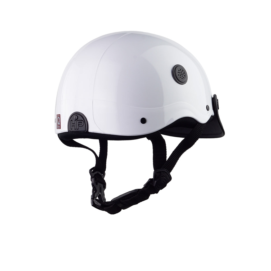 Mũ Bảo Hiểm Nửa Đầu HP02B Màu Trắng Bóng – Thương Hiệu HPPRO Helmets