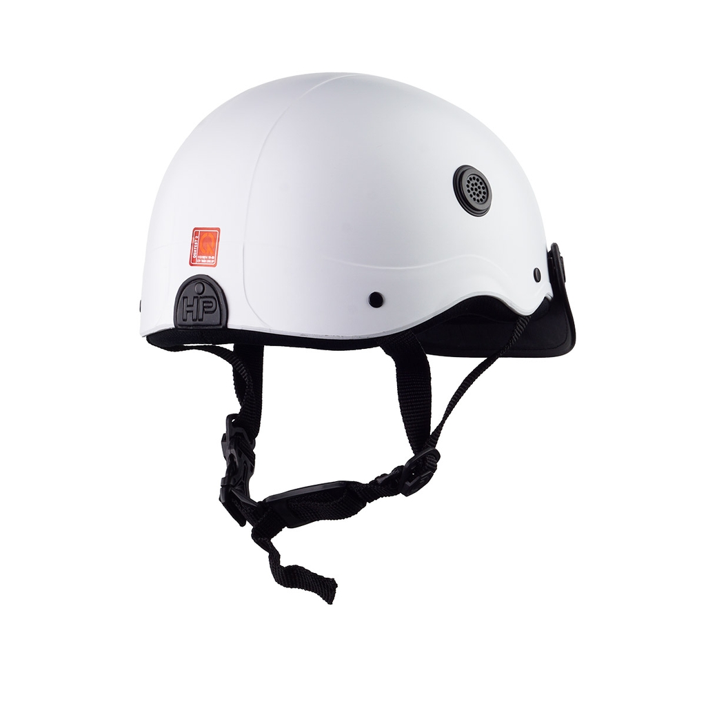 Mũ Bảo Hiểm Nửa Đầu HP02B Màu Trắng Nhám – Thương Hiệu HPPRO Helmets