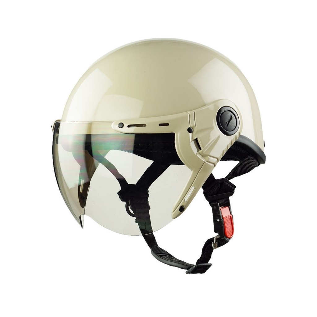 Mũ Bảo Hiểm Nửa Đầu HP03K Có Kính - Flashsale Đủ Màu