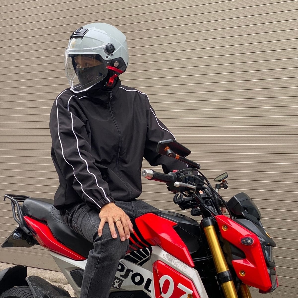 Mũ Bảo Hiểm Nửa Đầu 2 Kính Royal M289 – Màu Xám Xi Măng Bóng, Kính Âm Chống Chói, Nhựa ABS Nguyên Sinh