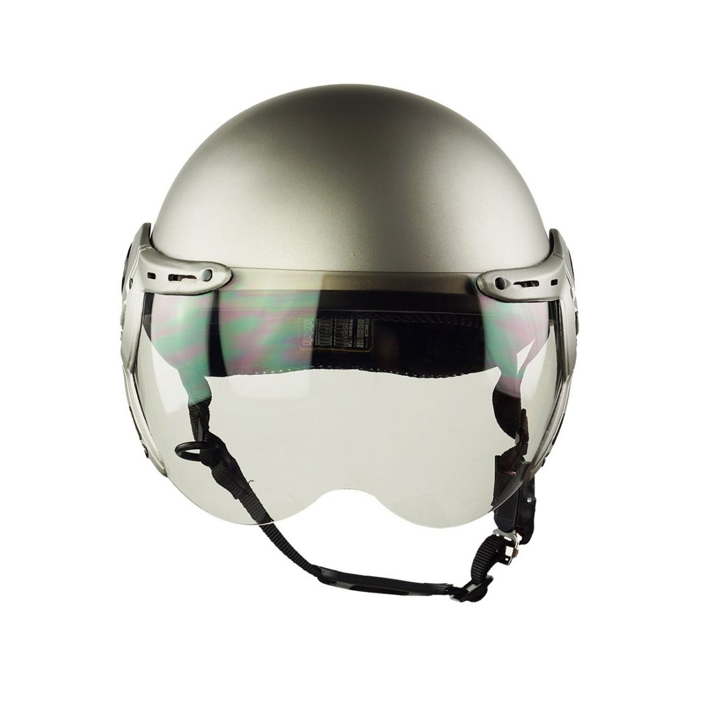 Mũ Bảo Hiểm 3/4 HPRO HP03K – Màu Xám Titanium Nhám, Kính Âm Cao Cấp – Chính Hãng HPRO