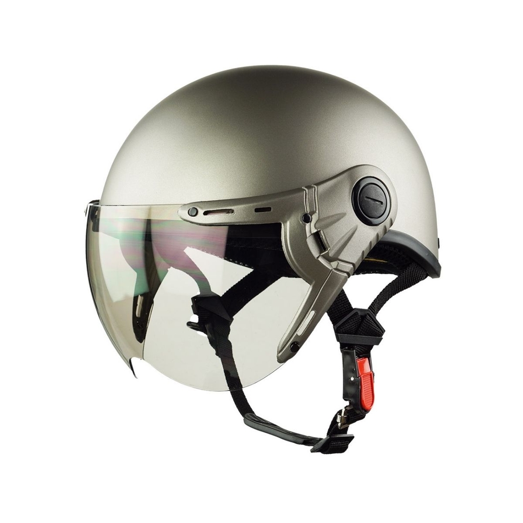 Mũ Bảo Hiểm Nửa Đầu HP03K Có Kính - Flashsale Đủ Màu