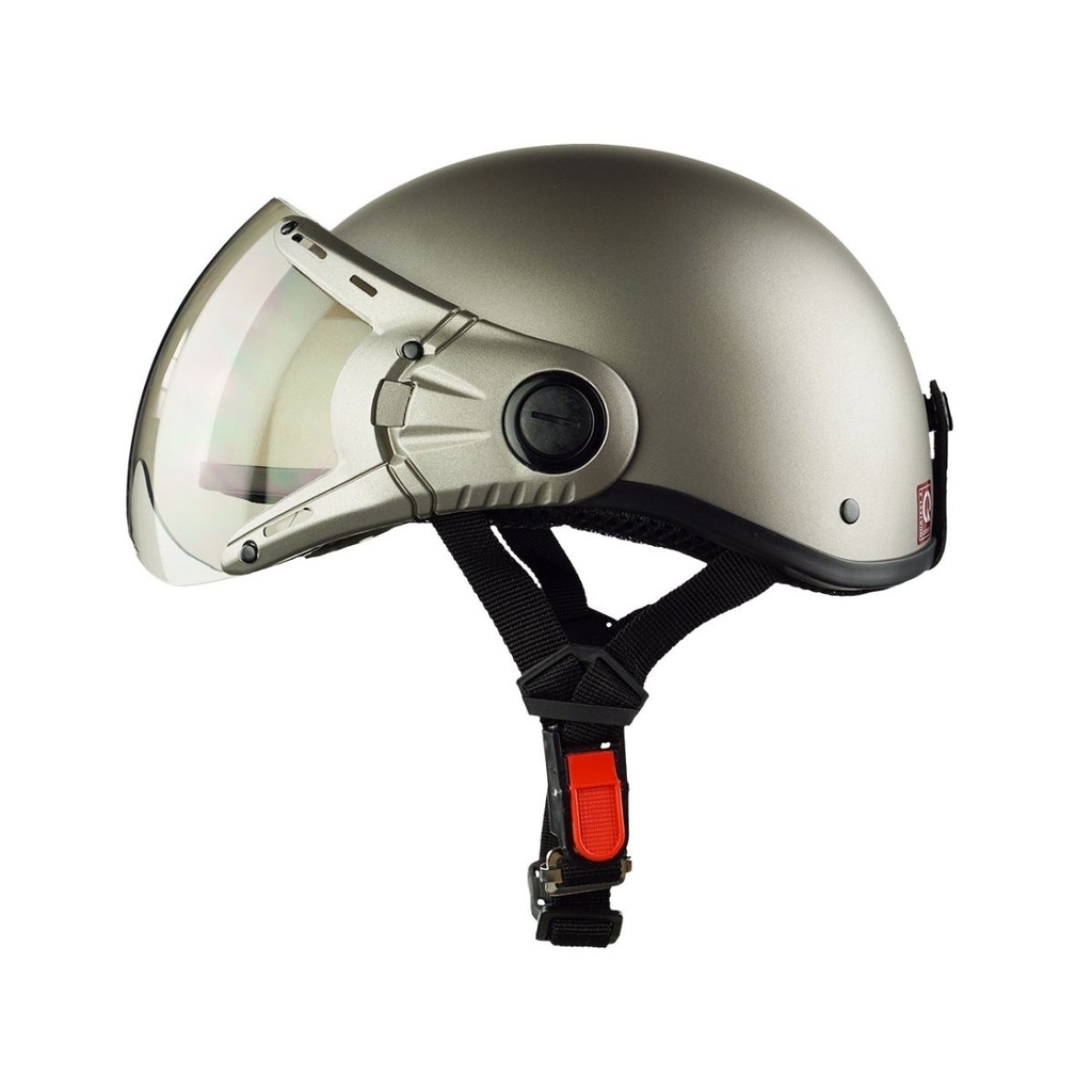 Mũ Bảo Hiểm 3/4 HPRO HP03K – Màu Xám Titanium Nhám, Kính Âm Cao Cấp – Chính Hãng HPRO