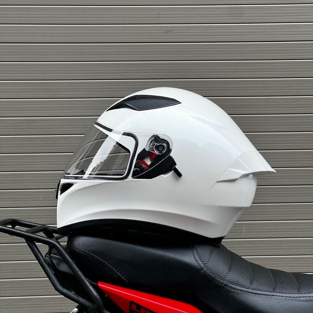 Mũ Bảo Hiểm Fullface Royal M138B 2 Kính – Màu Trắng Bóng, Chính Hãng Royal Helmel