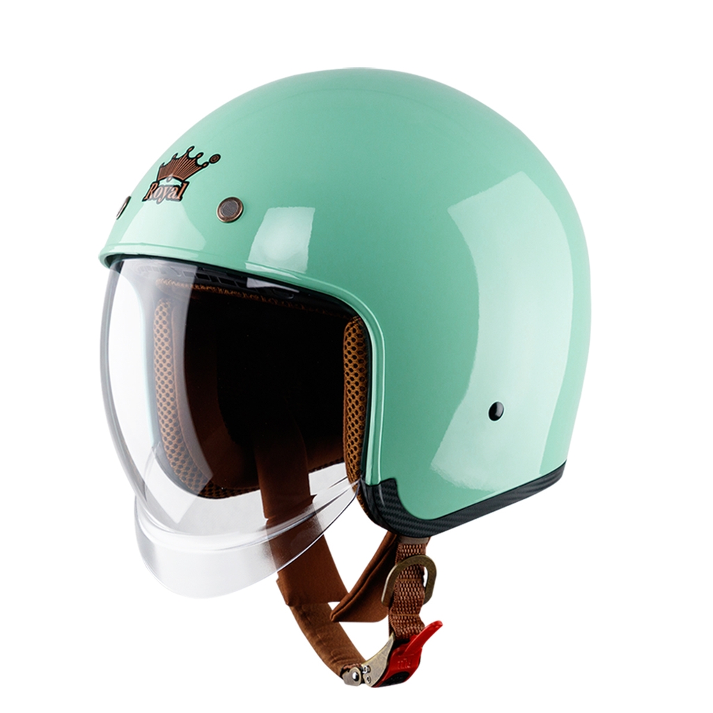 Mũ Bảo Hiểm 3/4 Royal M139 Kính Âm Màu Tem V10 Đen Chính Hãng | Tiện Lợi Đi Phố, Thời Trang