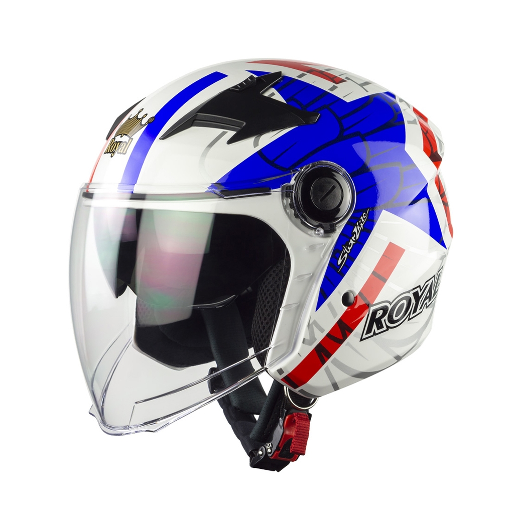 Mũ 3/4 Royal M268 2 Kính Chính Hãng - Falsh Sale