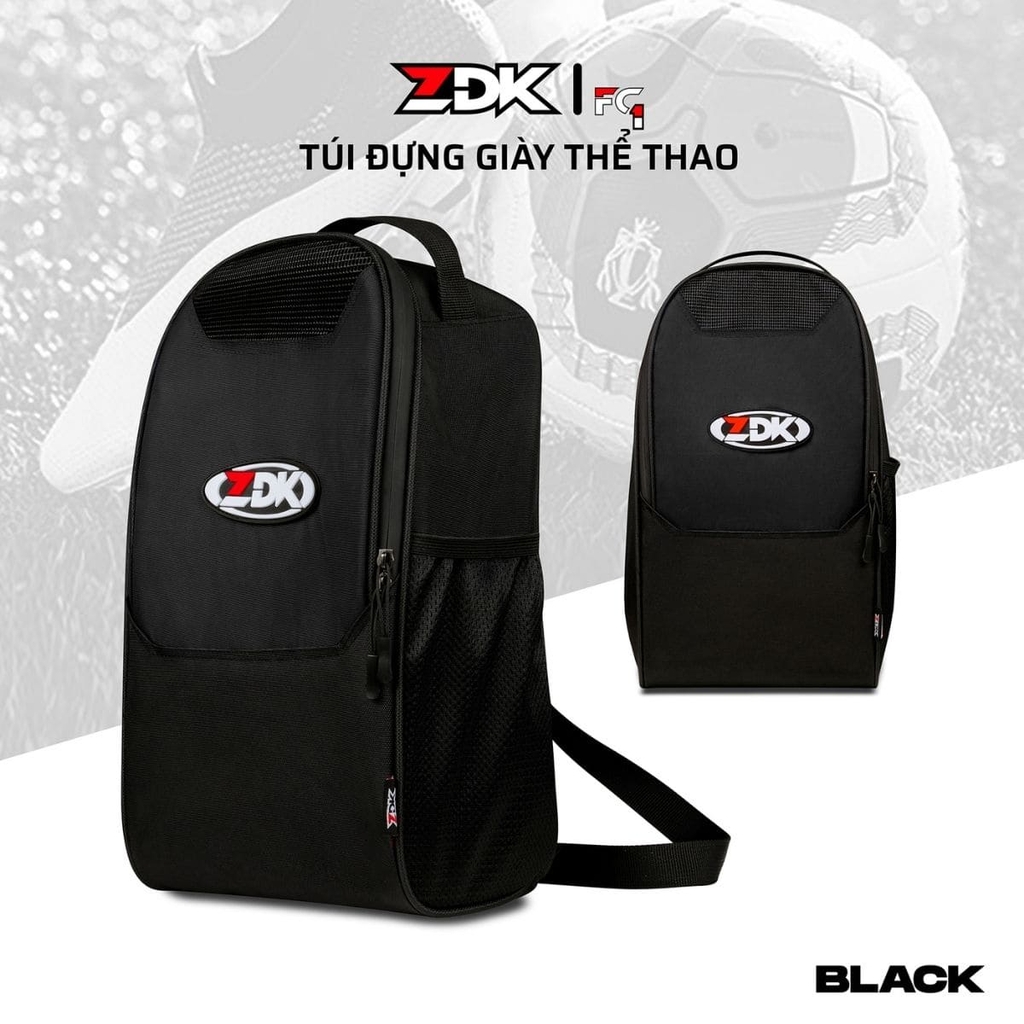 Túi Đựng Giày Thể Thao ZDK FC1 Chính Hãng – Form Đứng Cứng Cáp, Dung Tích 10L, Thoáng Khí