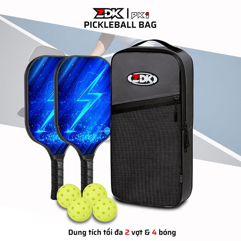 Túi Pickleball ZDK PK1 Chính Hãng – Thiết Kế Gọn Gàng, Chống Trầy, Dung Tích Lớn