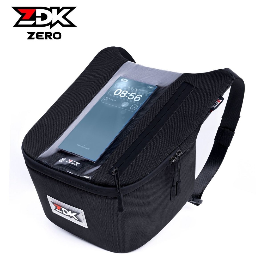 Túi Treo Đầu Xe Máy ZDK Zero – Kháng Nước Nhẹ, Ngăn Rộng 5-6L