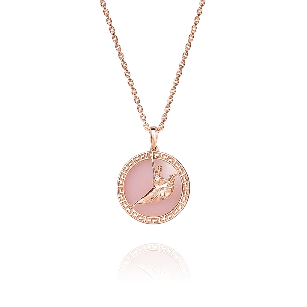 Dây chuyền (Divine Grace-18kt Rose Gold with Pink Opal)
