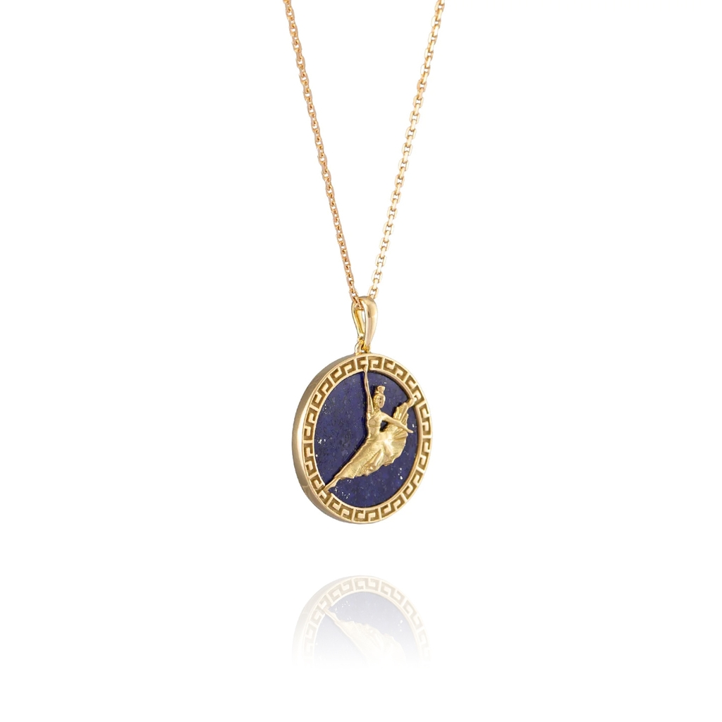 Dây chuyền (Divine Grace-18kt Yellow Gold with Lapis)