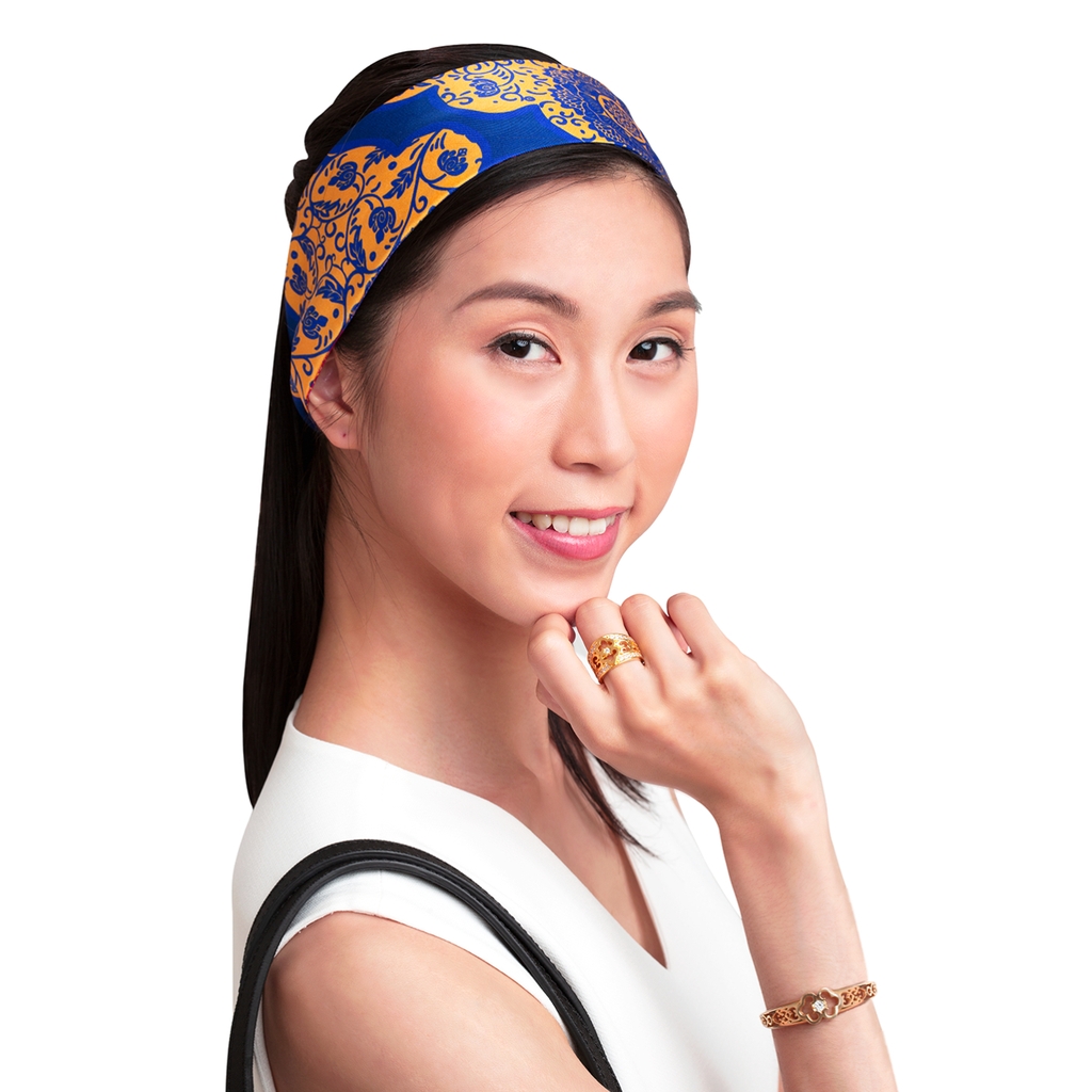 Khăn Quàng Nét Thanh Nhã Nhà Đường - Màu tím