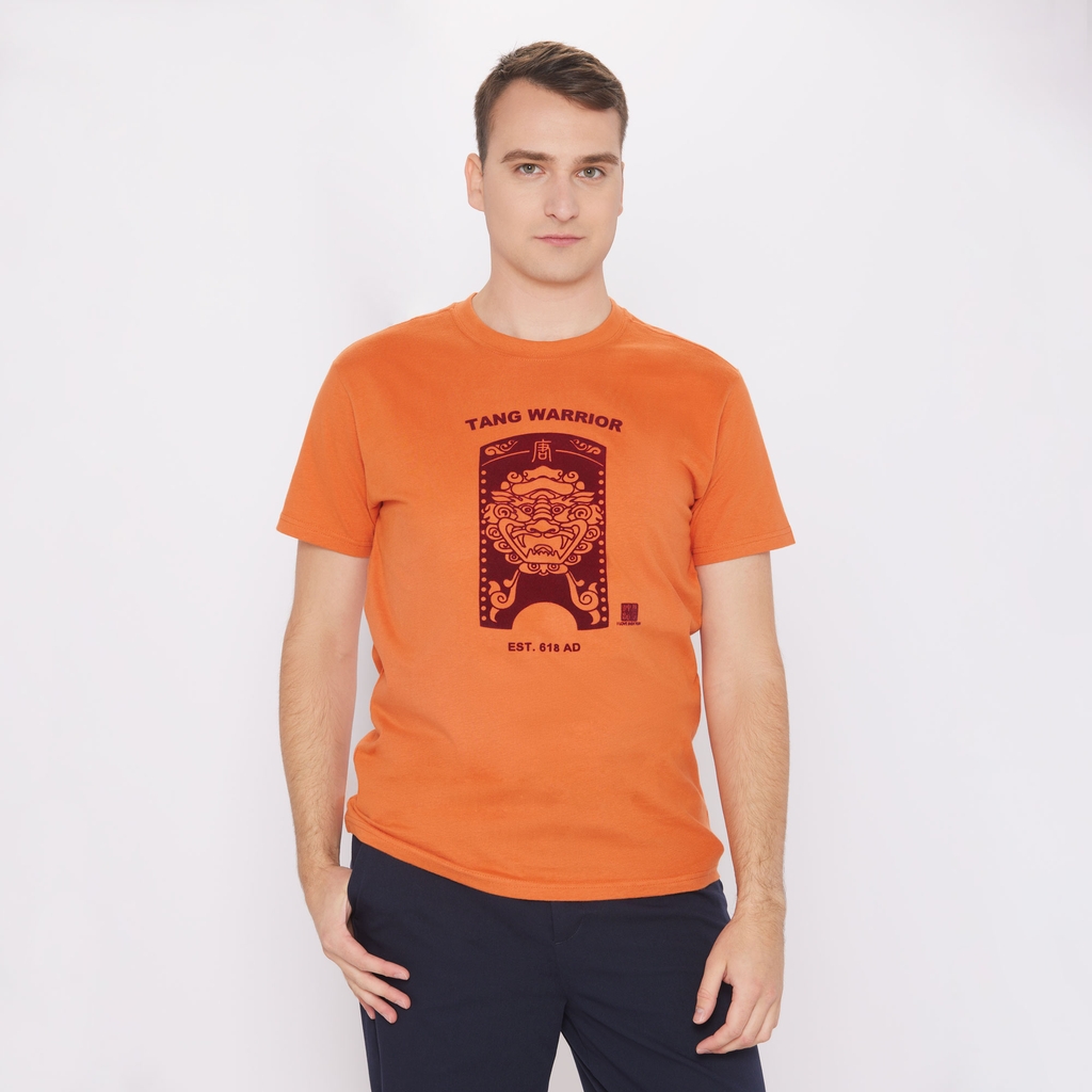 Áo phông cộc tay nam - Cam đất (The Tang Warrior) - Size M