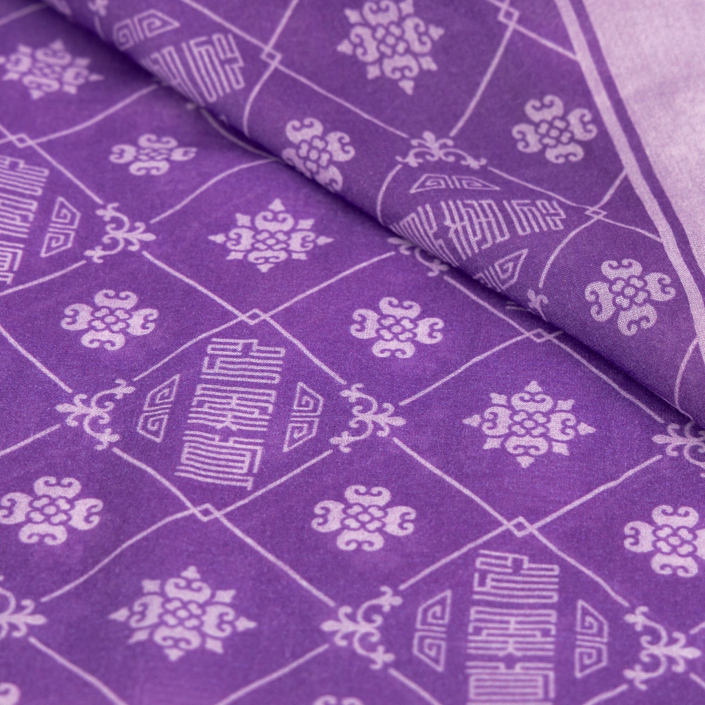 Khăn quàng dài - Màu tím (Zhen Shan Ren Purple)