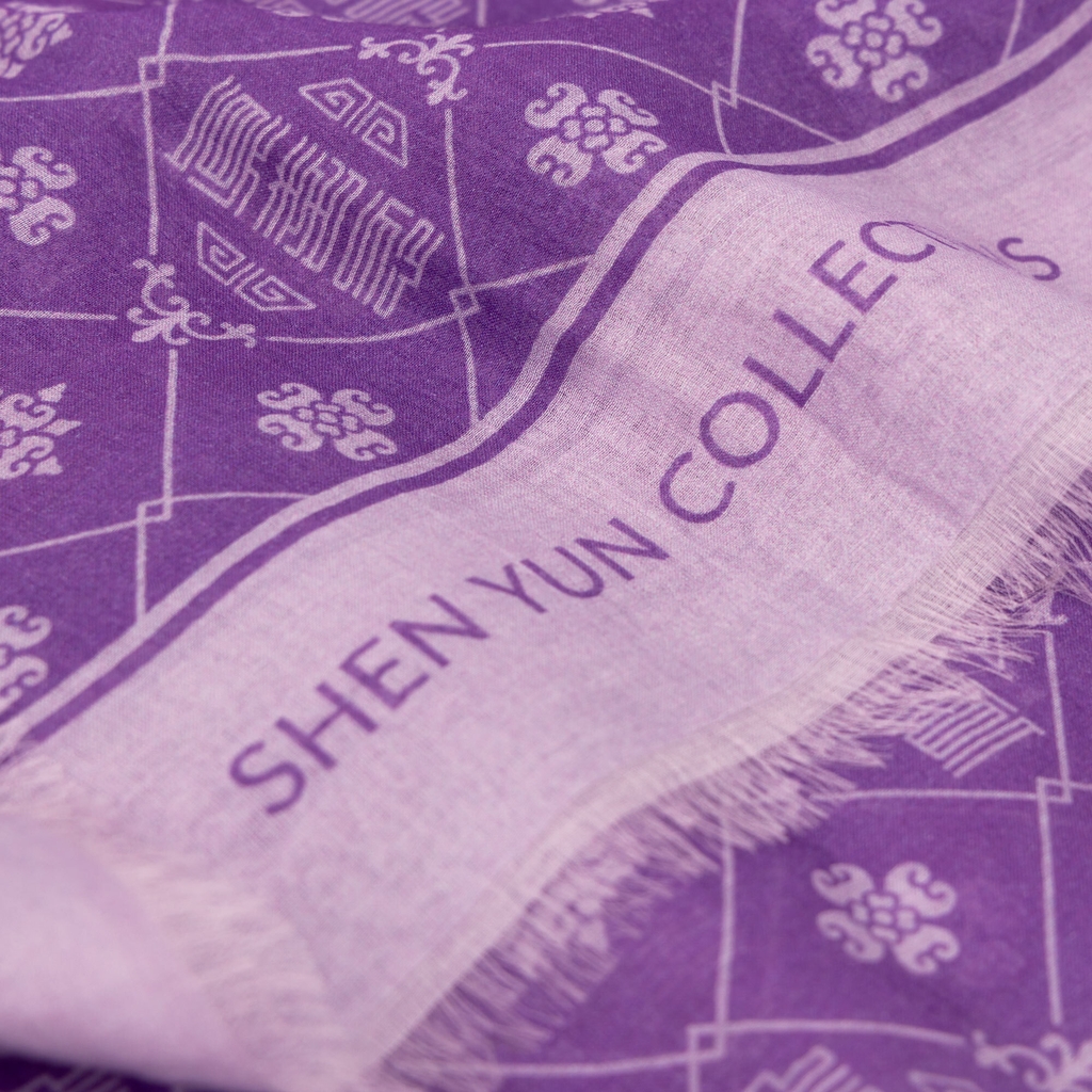 Khăn quàng dài - Màu tím (Zhen Shan Ren Purple)