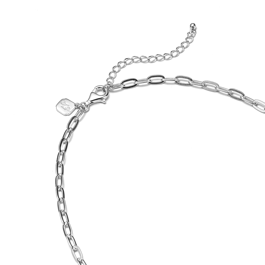Dây chuyền - Trơn 16 - Màu bạc (Paperclip Chain)