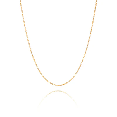 Dây chuyền trơn (Diamond Cut Cable - 18kt Yellow Gold)