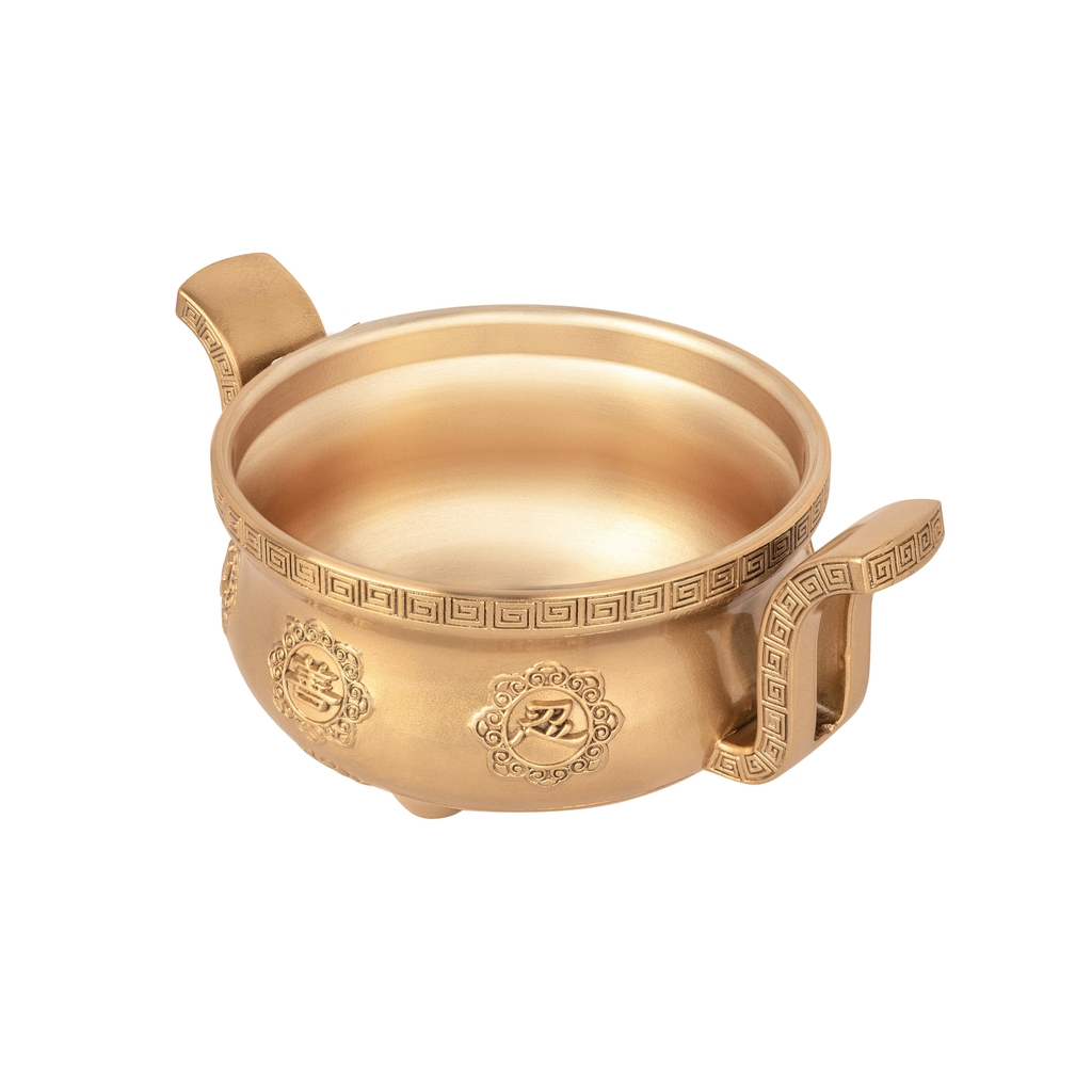 Lư hương bằng đồng - Nhám (Zhen Shan Ren Incense Burner Satin)