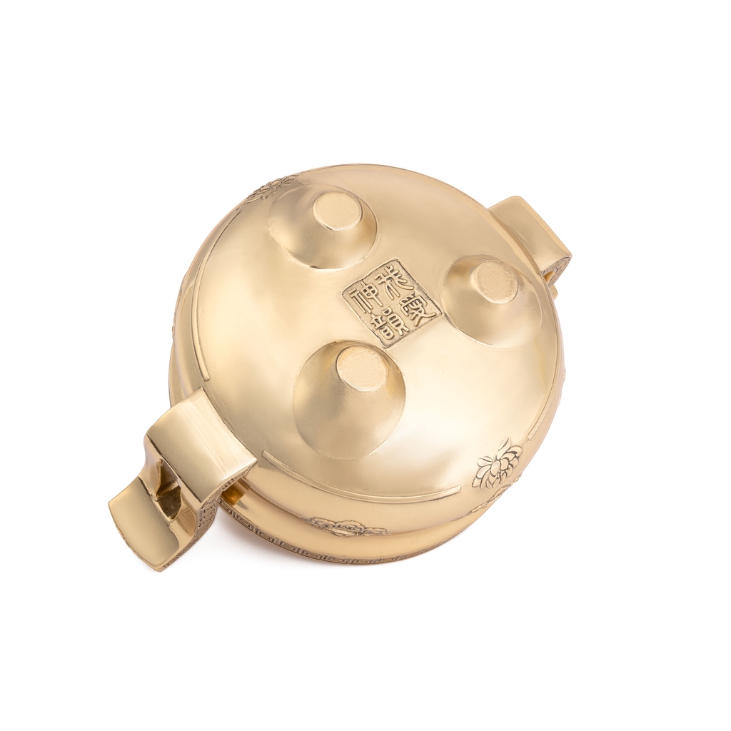 Lư hương bằng đồng - Bóng (Zhen Shan Ren Incense Burner Glossy)