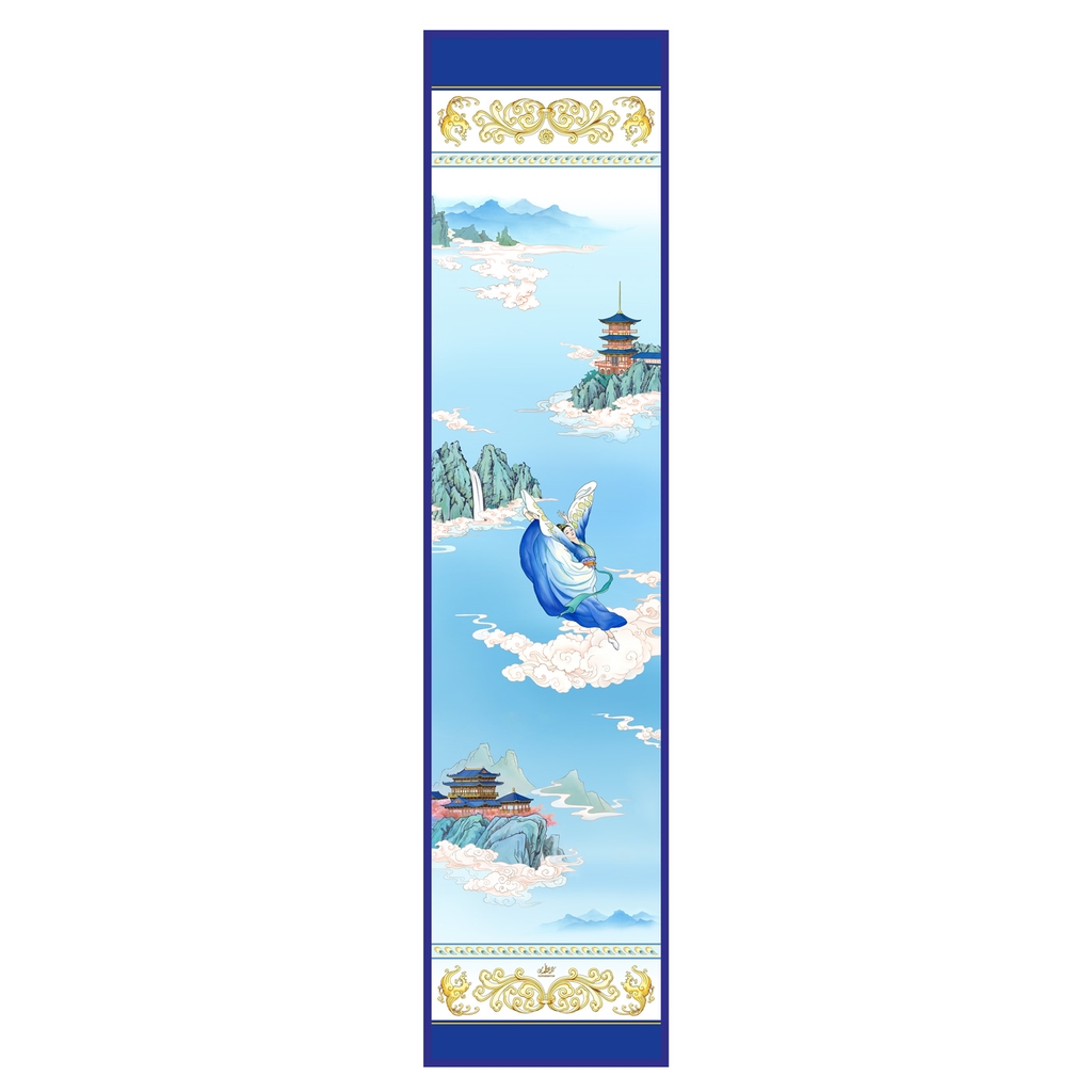 Khăn Lụa Dài Phụng Tiên Trên Thế Giới Sapphire