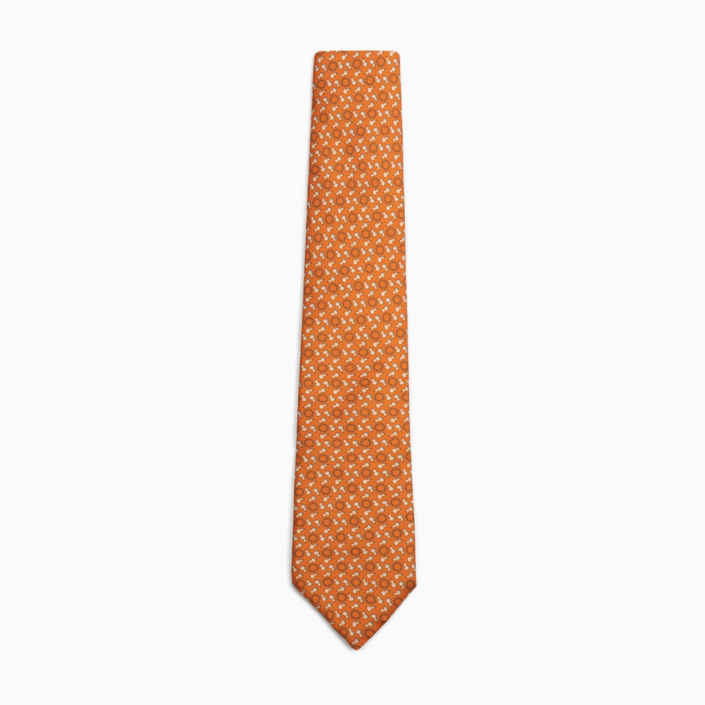Cà Vạt Anh Hùng Lỗ Trí Thâm - Cam