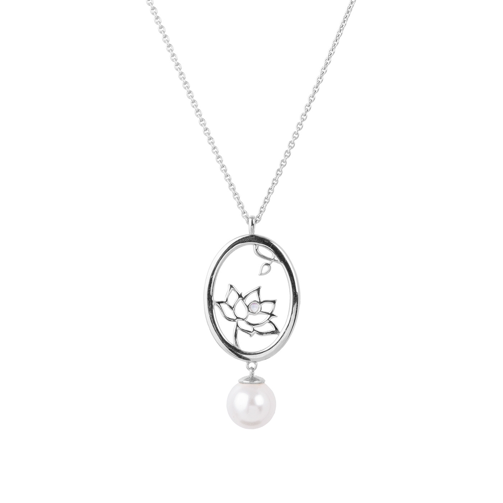 Dây chuyền - Màu bạc (Lotus Fairies Oval)