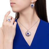 Nhẫn Mongolian Celebration Ring Blue 8/9