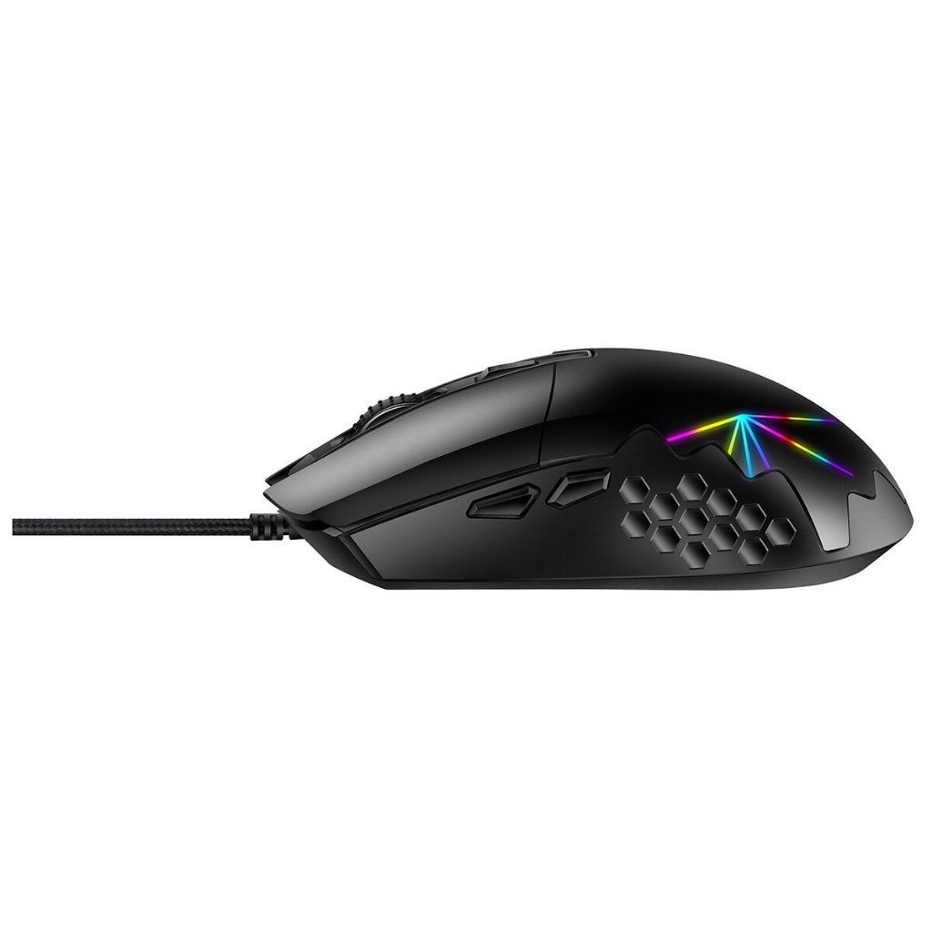 Chuột gaming silent chính hãng Deiog A6 DPI 16000 led rgb 6 nút điều chỉnh quang học