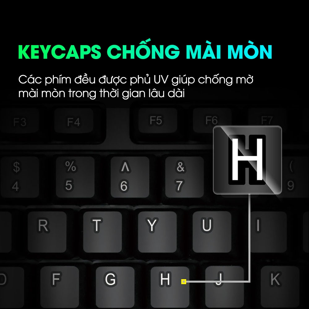 Combo phím chuột máy tính Chính Hãng Deiog DY-811D có dây giả cơ gaming dành cho pc laptop chơi game