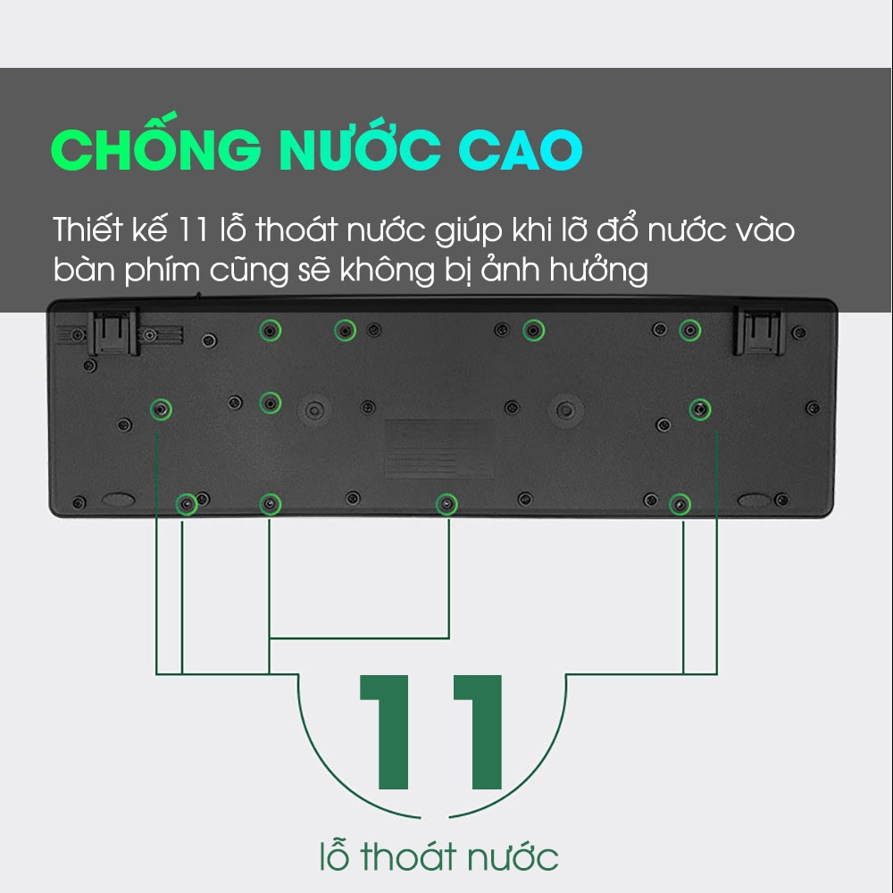 Combo phím chuột máy tính Chính Hãng Deiog DY-811D có dây giả cơ gaming dành cho pc laptop chơi game