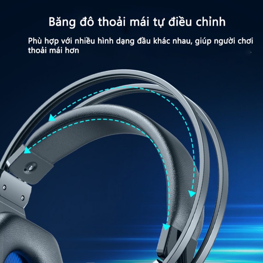 Tai Nghe Chụp Tai Gaming Chính Hãng Deiog E8450 Phiên Bản 5.3 Giả Lập 7.1 Có Mic Cho Máy Tính Laptop Âm Thanh Sống Động
