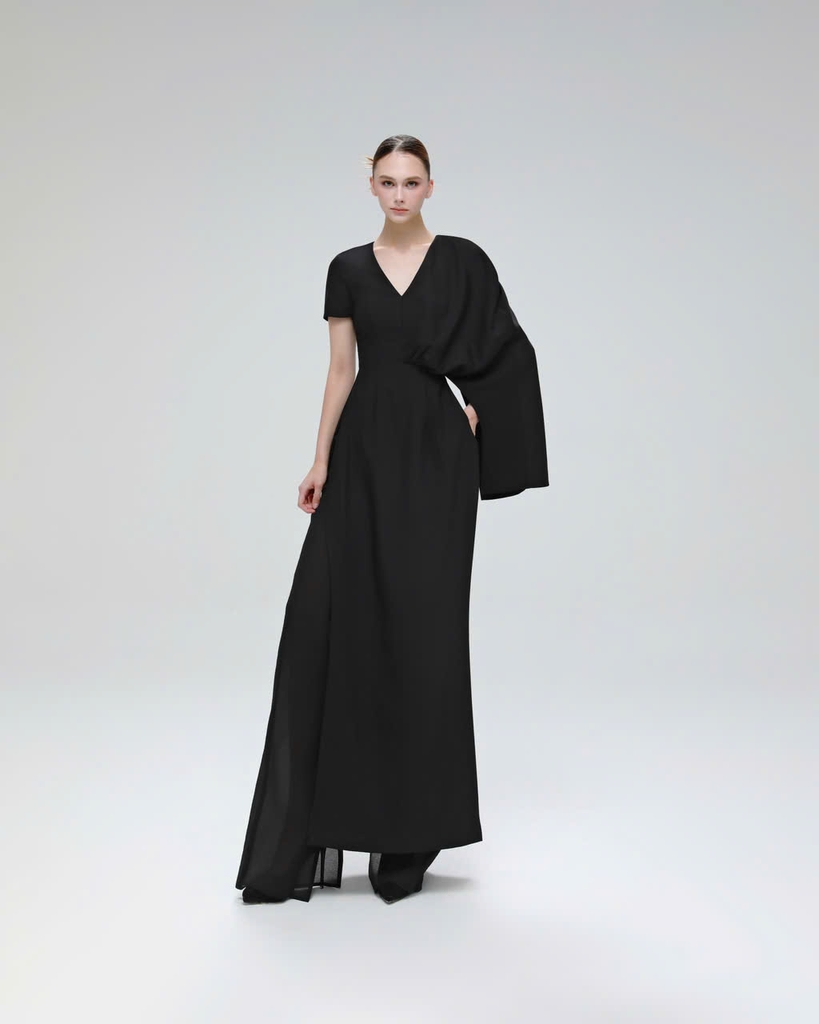 BLACK HOLLYHOCK SET
